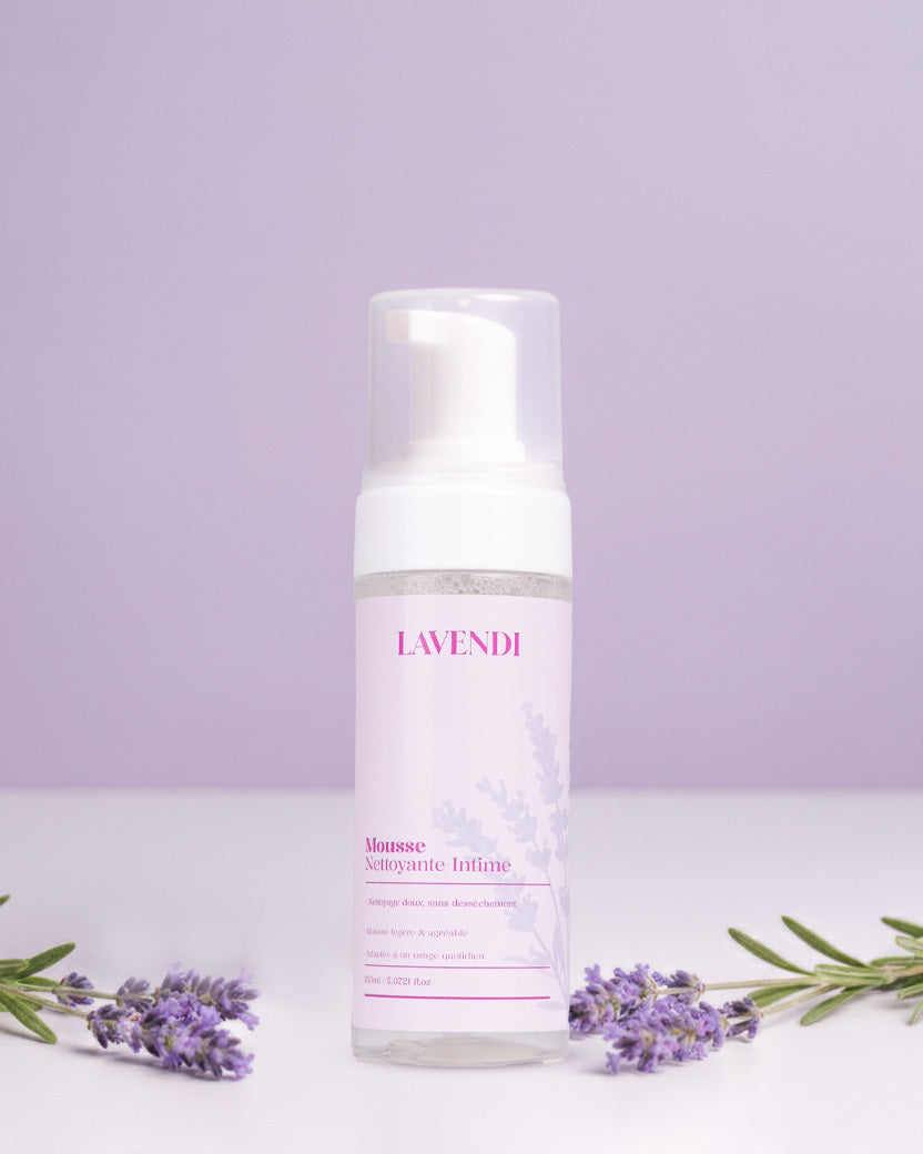 Mousse nettoyante intime