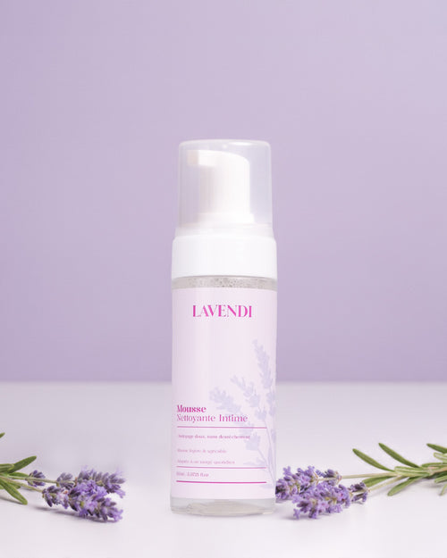 Mousse nettoyante intime