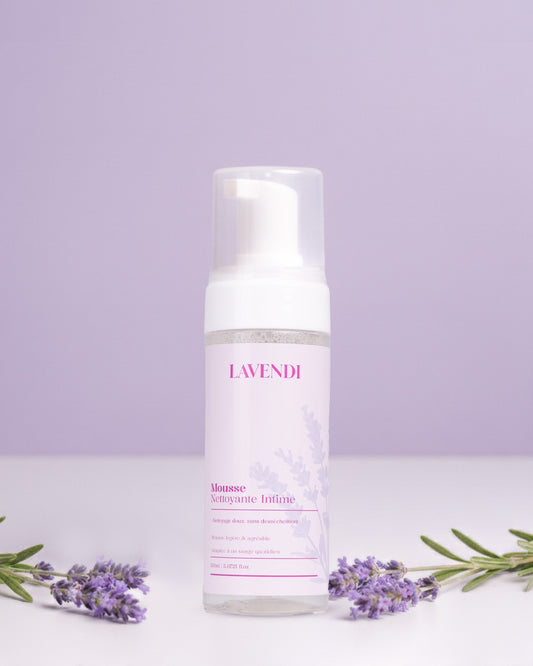 Mousse nettoyante intime
