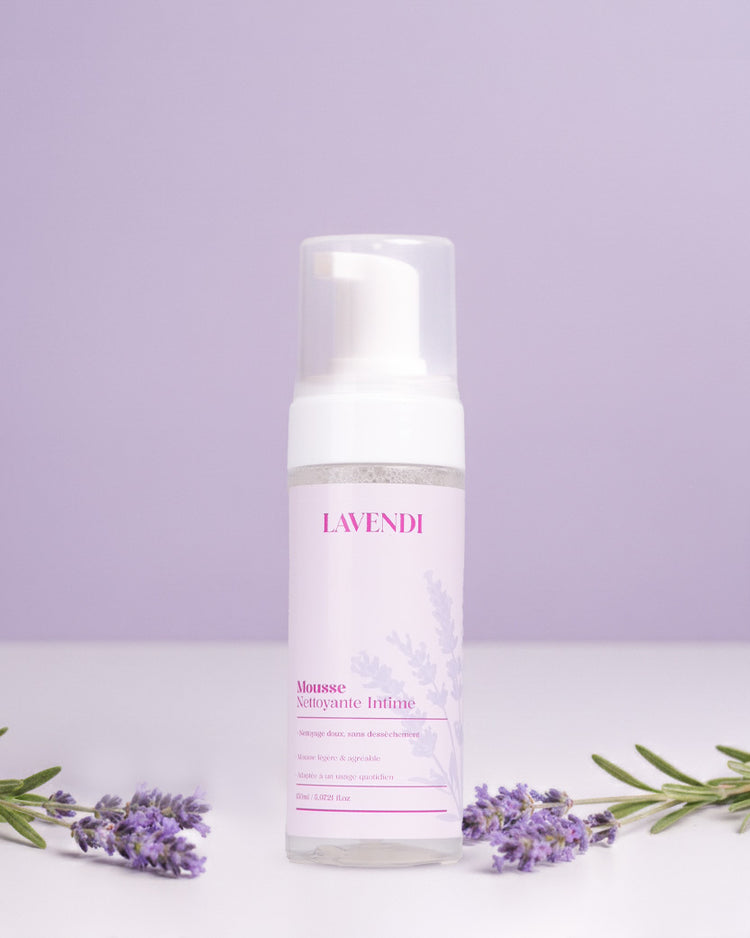 Mousse nettoyante intime